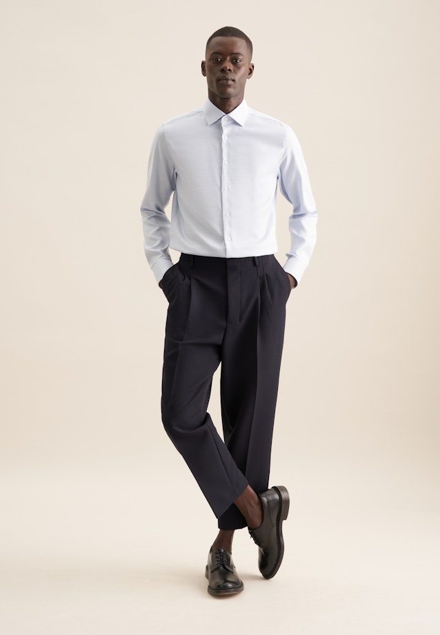 Slim Business Hemd Struktur in Grün |  Seidensticker Onlineshop