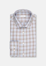 Slim Business Hemd Karo in Braun |  Seidensticker Onlineshop
