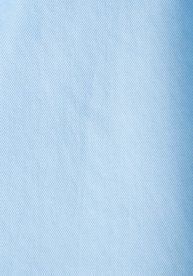 Regular Stehkragenbluse Uni in Mittelblau | Seidensticker Onlineshop
