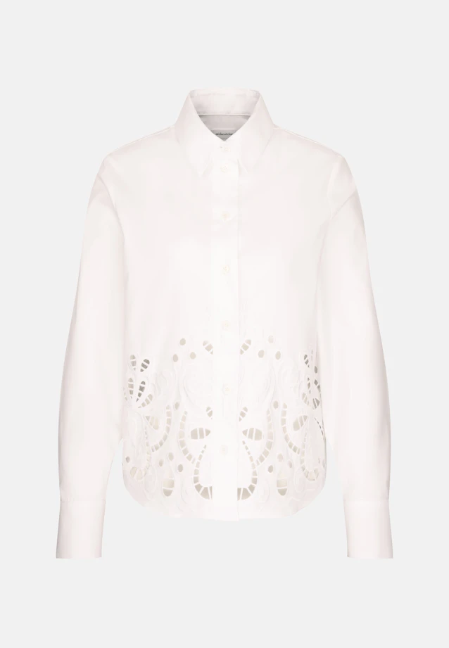 Hemdbluse Uni in Weiß |  Seidensticker Onlineshop