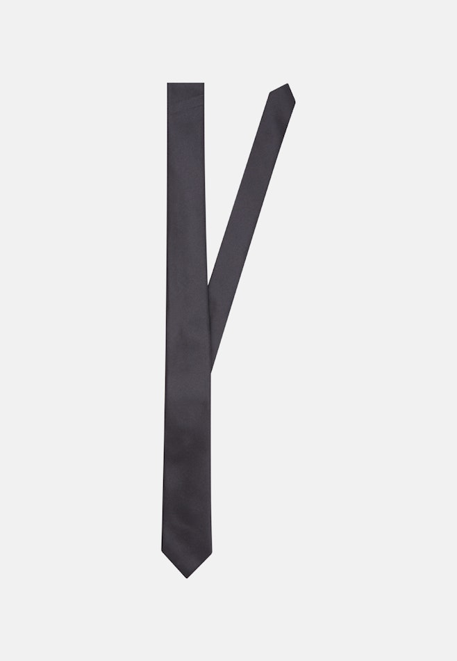 Schmal (5cm) Krawatte Uni in Grau | Seidensticker Onlineshop