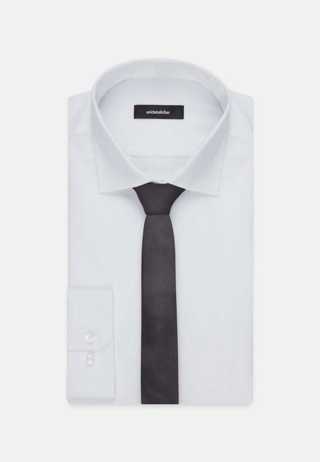 Slim (5cm) Tie Stripes in Grey |  Seidensticker Onlineshop