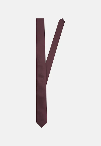 Schmal (5cm) Krawatte Gestreift in Rot |  Seidensticker Onlineshop