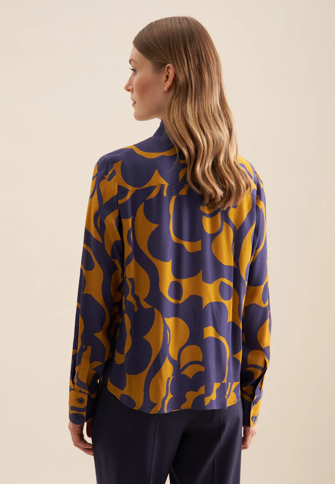 Chemisier chemise Motifs géométriques dans Jaune | Boutique en ligne Seidensticker