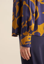 Chemisier chemise Motifs géométriques in Jaune |  Seidensticker Onlineshop