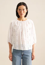 Chemisier Broderie in Blanc |  Seidensticker Onlineshop