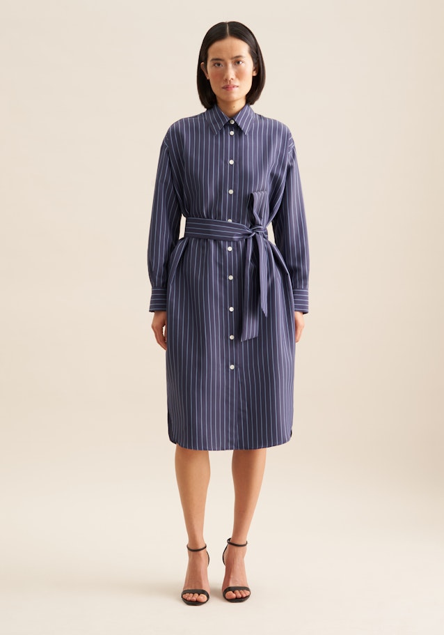 Kleid Streifen in Dunkelblau | Seidensticker Onlineshop
