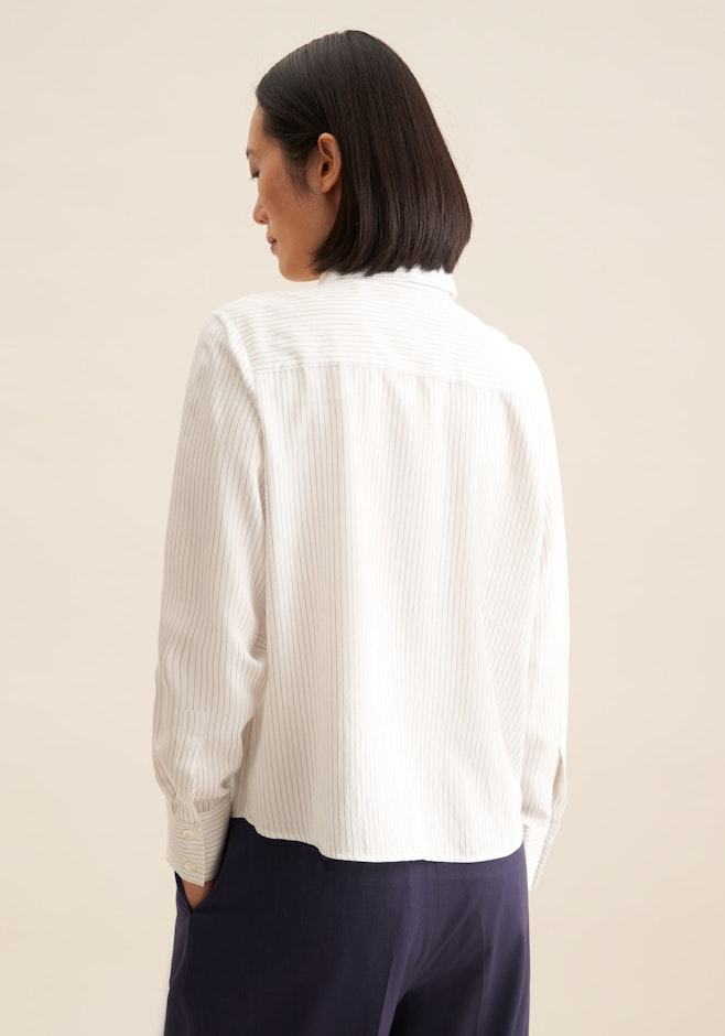Hemdbluse Streifen in Weiß | Seidensticker Onlineshop
