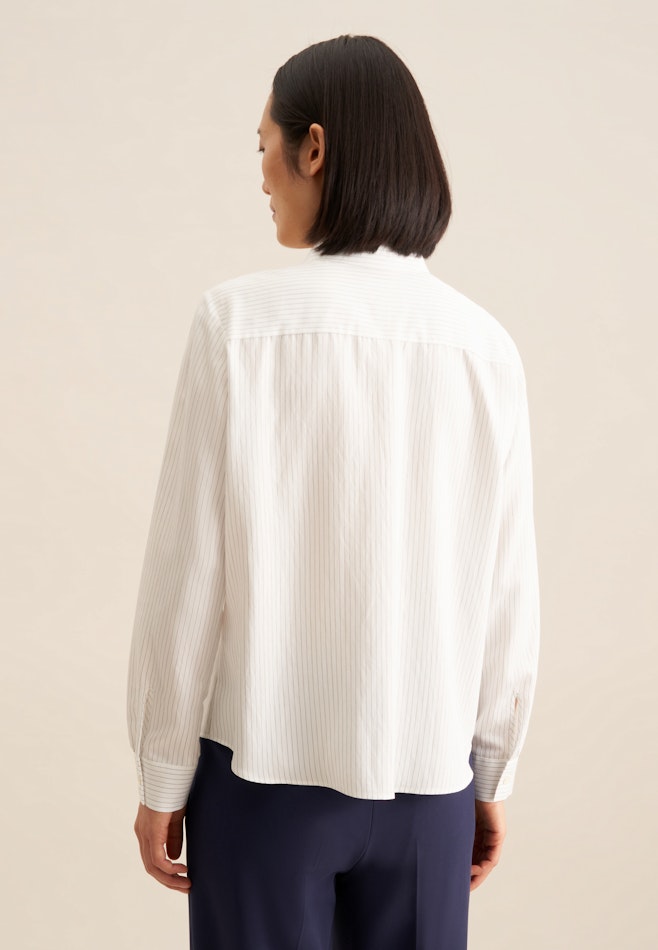 Hemdbluse Streifen in Weiß | Seidensticker Onlineshop