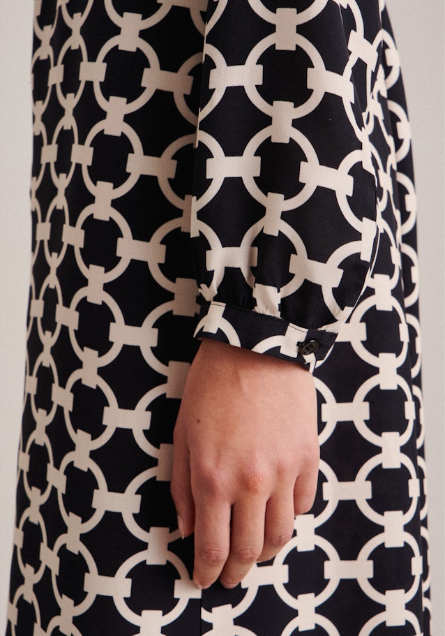 Kleid Druck in Schwarz | Seidensticker Onlineshop