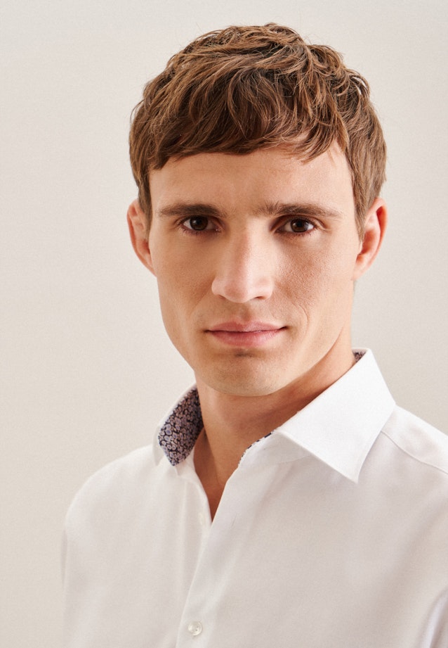 Regular Business shirt Uni in White |  Seidensticker Onlineshop