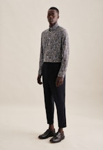 Slim Chemise Performance Paisley in Vert |  Seidensticker Onlineshop