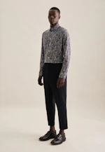 Slim Performance-Hemd Paisley in Grün |  Seidensticker Onlineshop