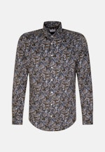 Slim Chemise Performance Paisley in Vert |  Seidensticker Onlineshop