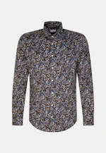 Slim Performance-Hemd Paisley in Grün |  Seidensticker Onlineshop