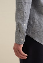 Regular Chemise d'affaires carreaux in Bleu Foncé |  Seidensticker Onlineshop