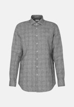 Regular Chemise d'affaires carreaux in Bleu Foncé |  Seidensticker Onlineshop