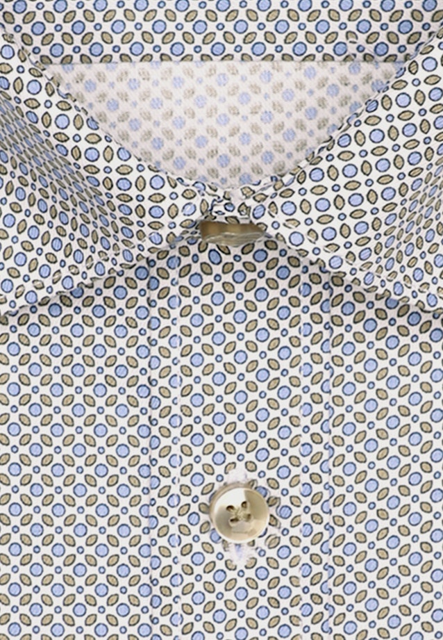 Regular Business Hemd Druck in Braun |  Seidensticker Onlineshop