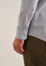 Regular Business Hemd Druck in Braun |  Seidensticker Onlineshop