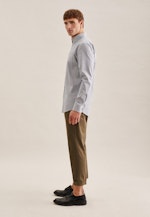 Regular Business Hemd Druck in Braun |  Seidensticker Onlineshop