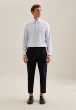 X-Slim Business Hemd Kleinmuster in Hellblau |  Seidensticker Onlineshop