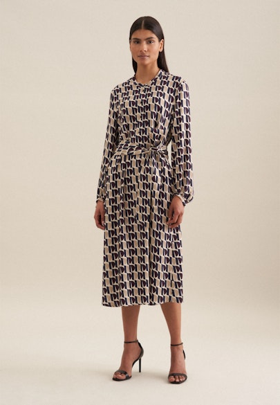 Robe Imprimé in Bleu Foncé |  Seidensticker Onlineshop