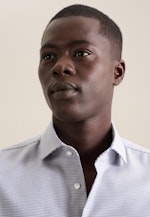 Slim Business shirt Structure in Medium Blue |  Seidensticker Onlineshop