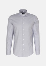 Slim Business shirt Structure in Medium Blue |  Seidensticker Onlineshop
