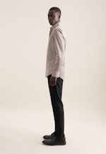 Slim Performance-Hemd Druck in Grau |  Seidensticker Onlineshop