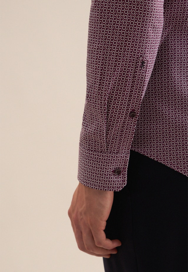 Slim Chemise performance Imprimé in Lilas |  Seidensticker Onlineshop