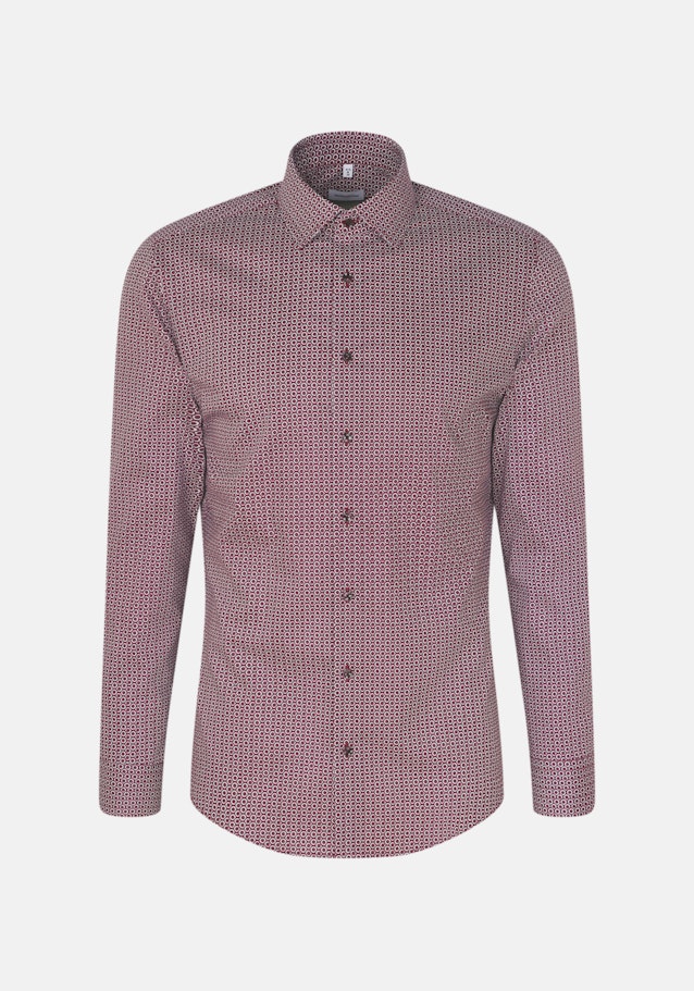 Slim Performance-Hemd Druck in Lila | Seidensticker Onlineshop