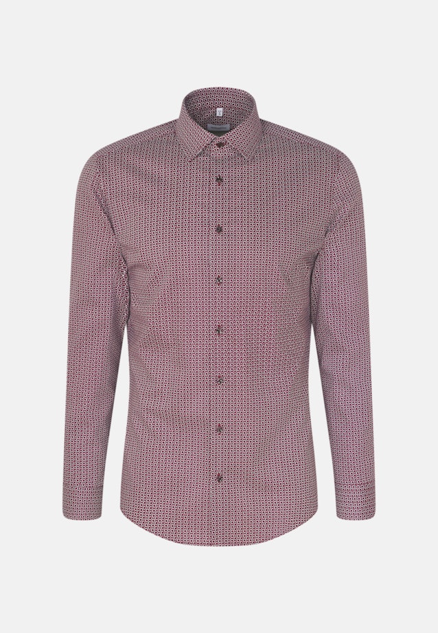 Slim Performance-Hemd Druck in Lila |  Seidensticker Onlineshop