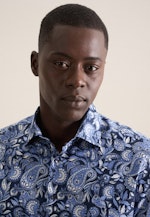 Slim Business shirt Print in Light Blue |  Seidensticker Onlineshop