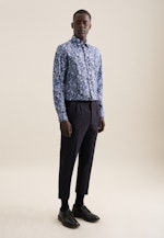 Slim Business shirt Print in Light Blue |  Seidensticker Onlineshop