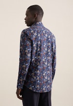 Slim Chemise d'affaires Imprimé in Marron |  Seidensticker Onlineshop