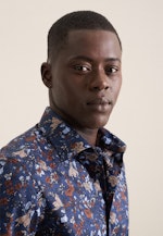 Slim Chemise d'affaires Imprimé in Marron |  Seidensticker Onlineshop