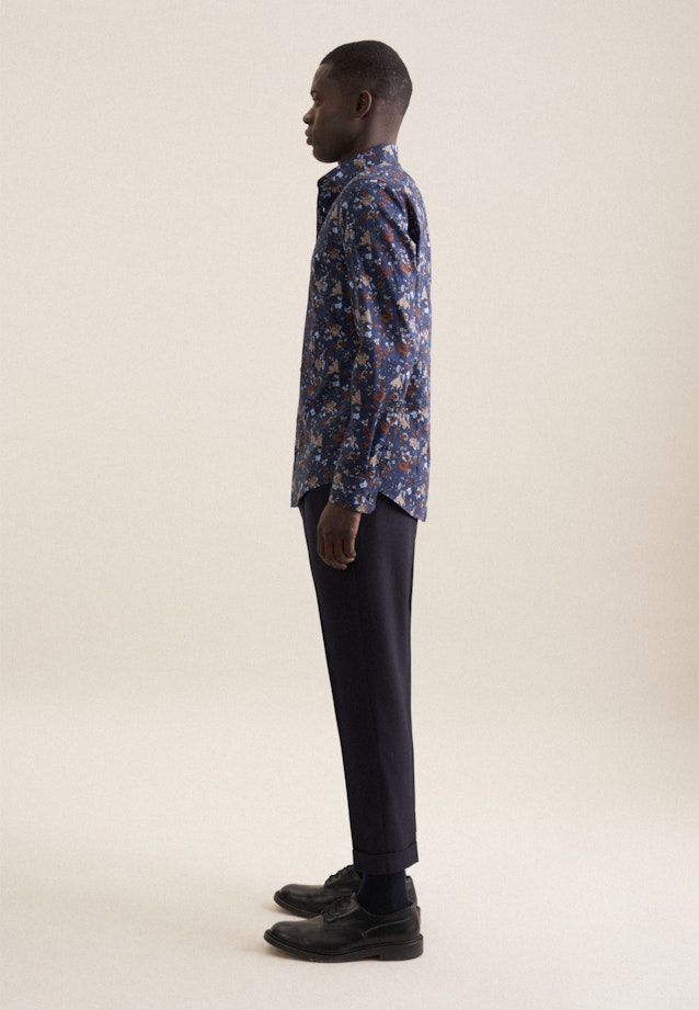 Slim Chemise d'affaires Imprimé in Marron |  Seidensticker Onlineshop