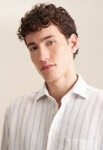 Regular Casual Hemd Streifen in Hellblau |  Seidensticker Onlineshop