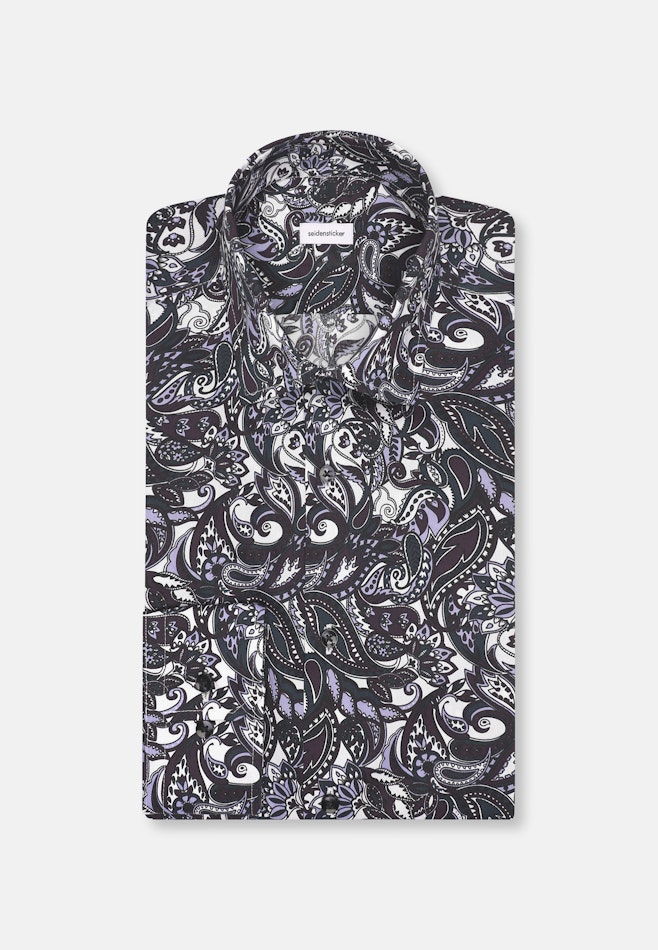 Slim Chemise Performance Imprimé dans Lilas | Boutique en ligne Seidensticker