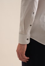 Slim Performance-Hemd Druck in Grau |  Seidensticker Onlineshop