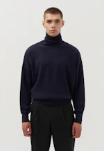 Stand-Up Collar Pullover  , Uni in Dark Blue |  Seidensticker Onlineshop