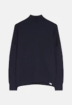 Stand-Up Collar Pullover  , Uni in Dark Blue |  Seidensticker Onlineshop