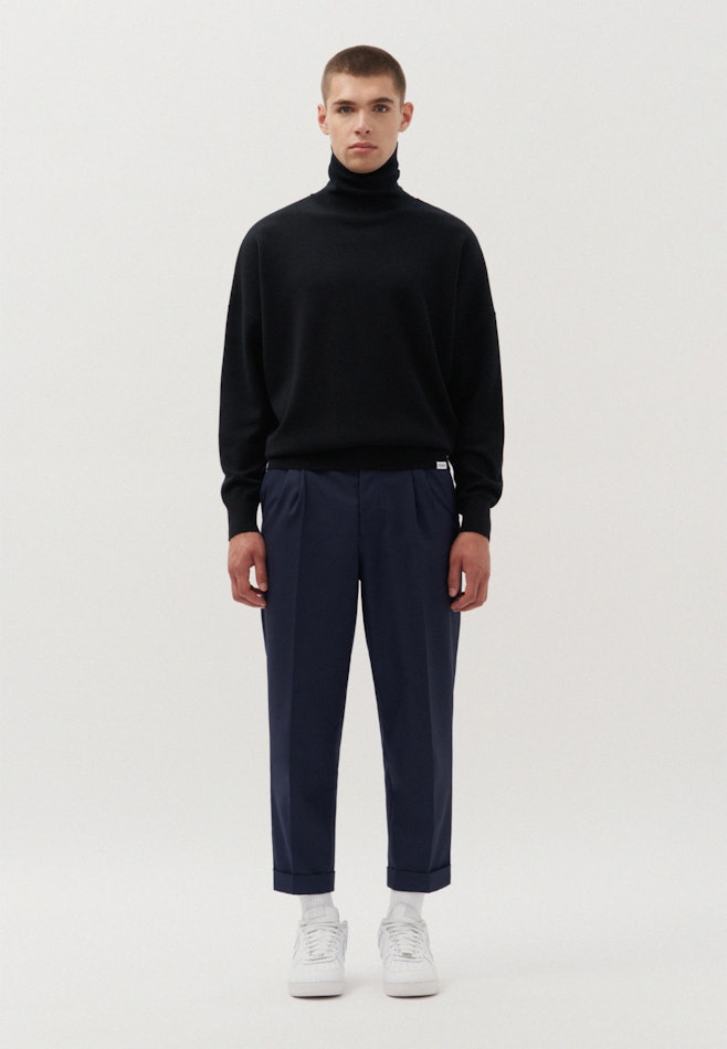 Stand-Up Collar Pullover  , Uni in Black | Seidensticker online shop