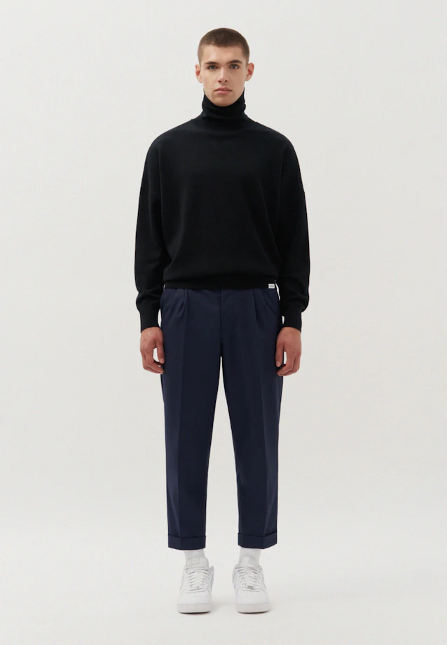 Oversized Pullover Uni in Schwarz |  Seidensticker Onlineshop