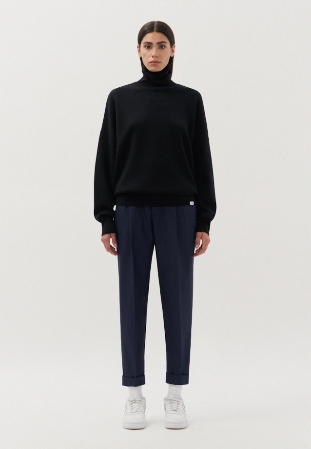 Oversized Pullover Uni in Noir |  Seidensticker Onlineshop