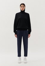 Oversized Pullover Uni in Noir |  Seidensticker Onlineshop