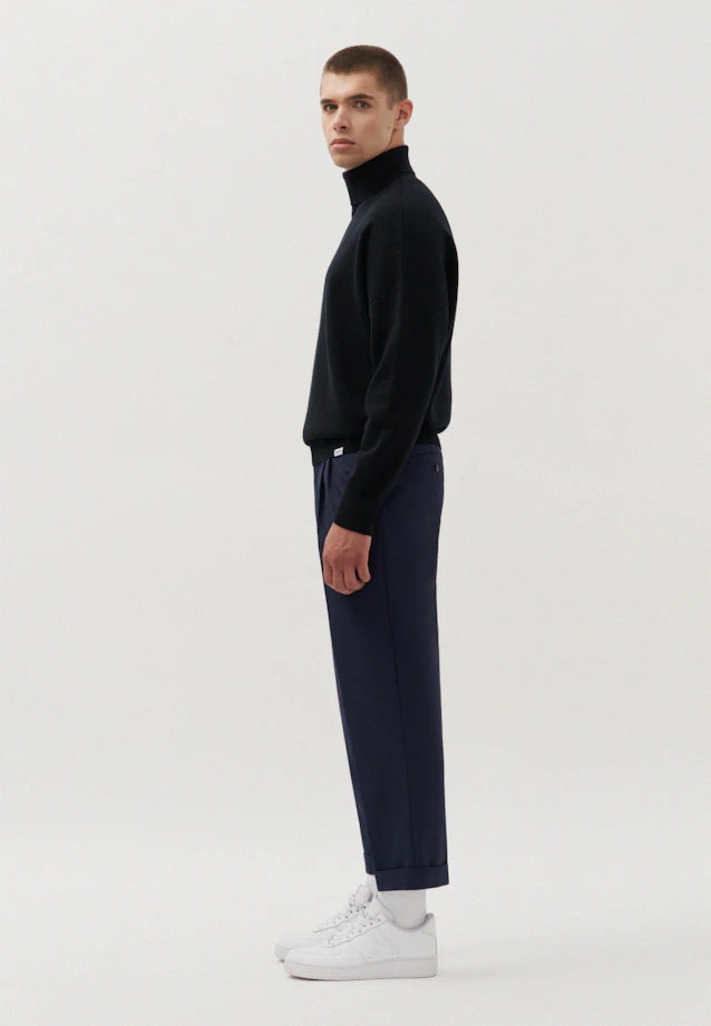 Oversized Pullover Uni in Schwarz |  Seidensticker Onlineshop