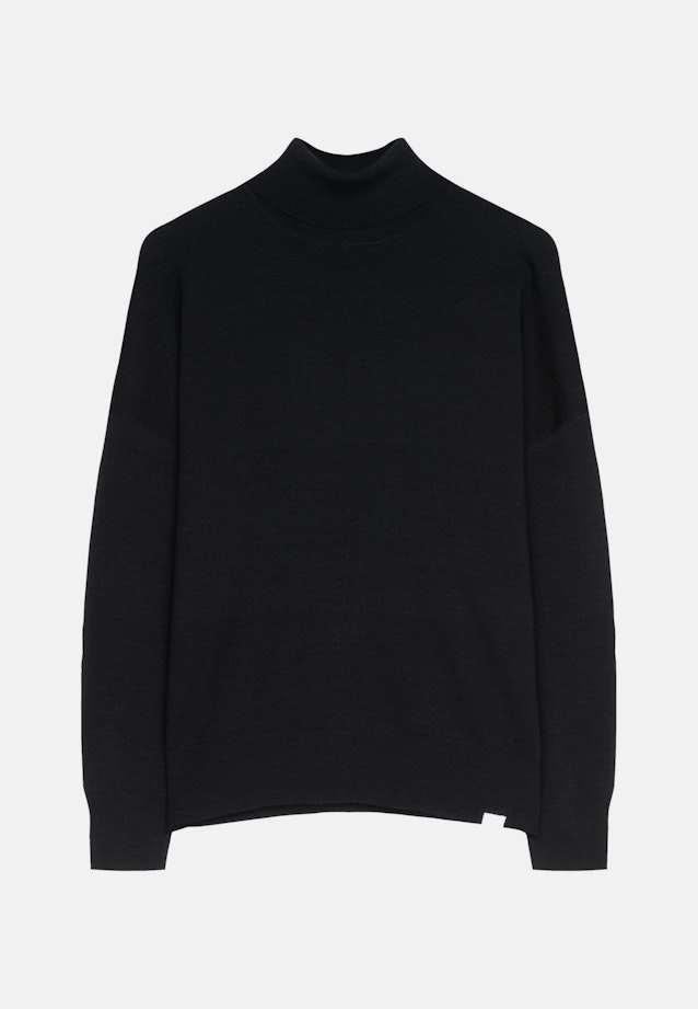 Oversized Pullover Uni in Noir |  Seidensticker Onlineshop
