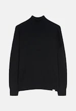 Oversized Pullover Uni in Schwarz |  Seidensticker Onlineshop