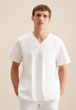 Regular Kasack Uni in Weiß |  Seidensticker Onlineshop